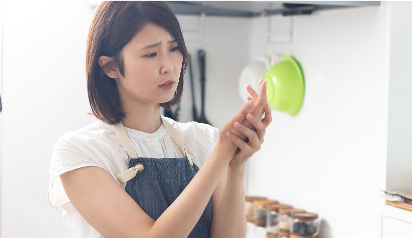 乾燥・手荒れが<br class="sp-on" />気になるとき