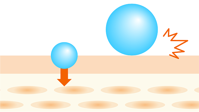 分子量が小さい